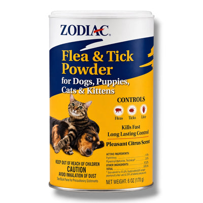 Zodiac Flea & Tick Powder 6 oz