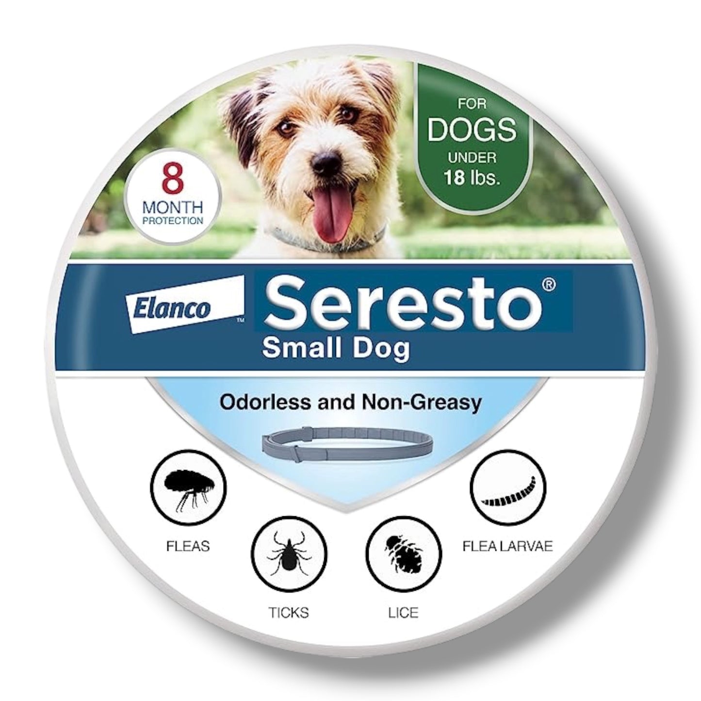 Seresto Flea & Tick Collar for Small Dogs up to 18 lbs