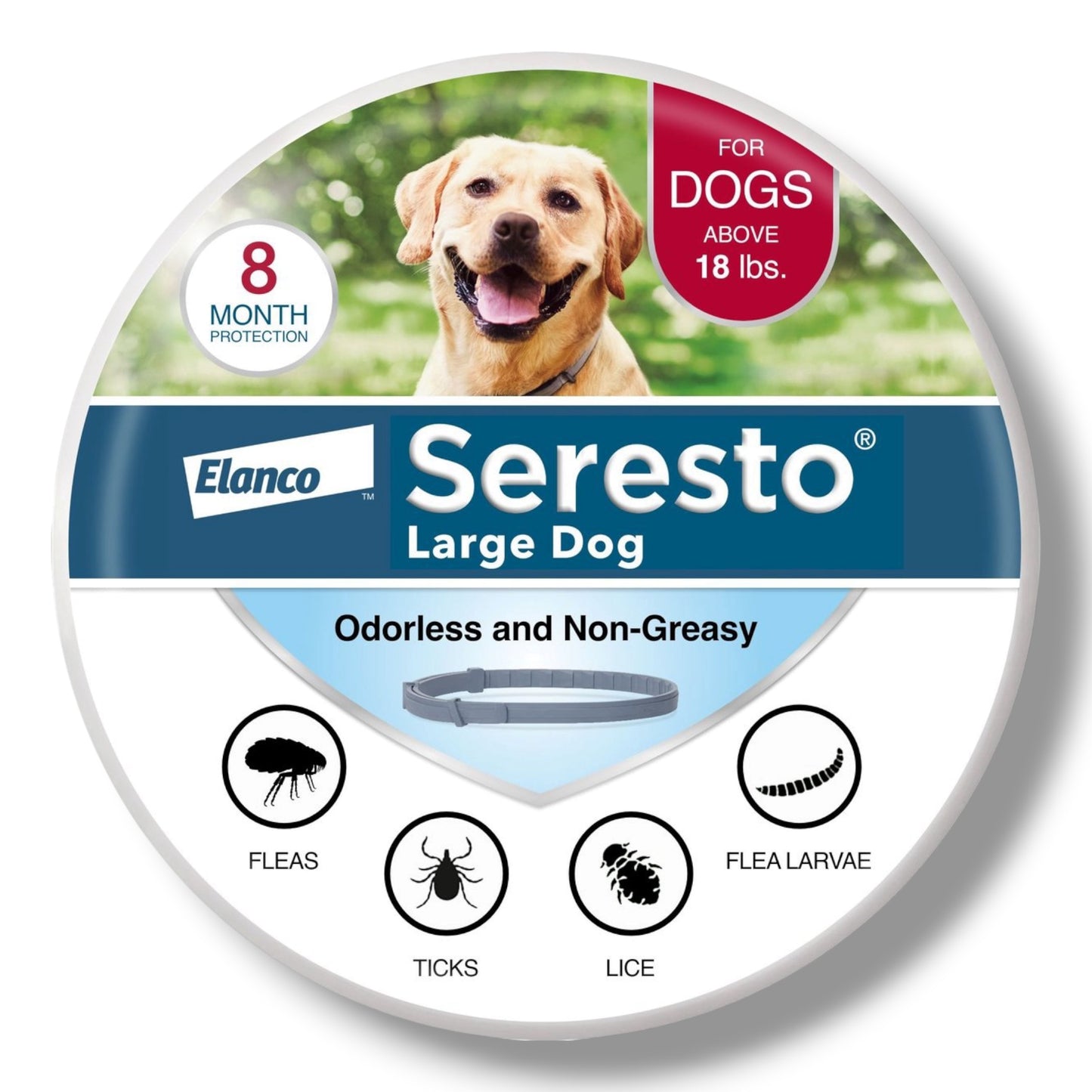 Seresto Flea and Tick Collar for Dogs over 18 lbs
