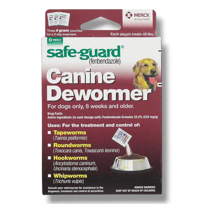 Safeguard Canine Dewormer (Treats 40 lbs)