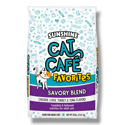 Cat Cafe Favorites Savory Blend 30-lbs
