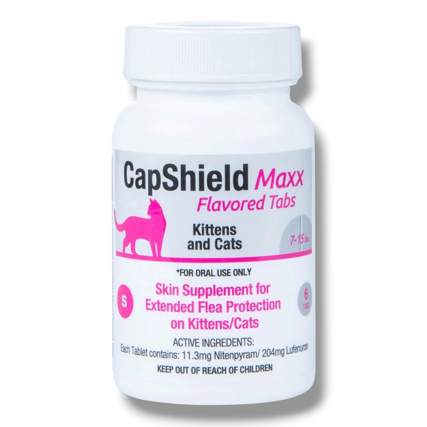 CapShield Maxx Cats Flea Tablets 7-15 lbs