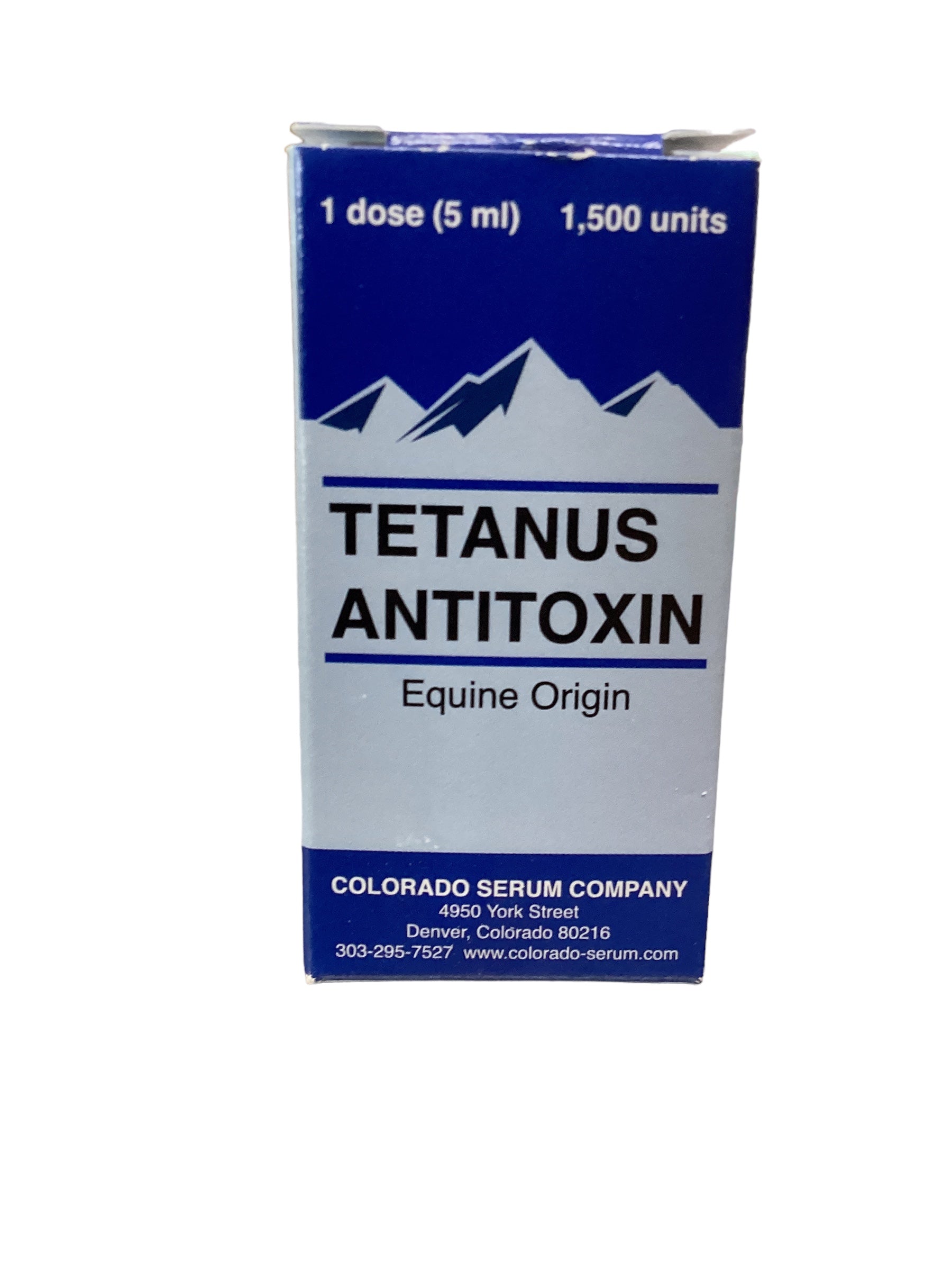 Tetanus Antitoxin Single Dose – Franklin County Xchange