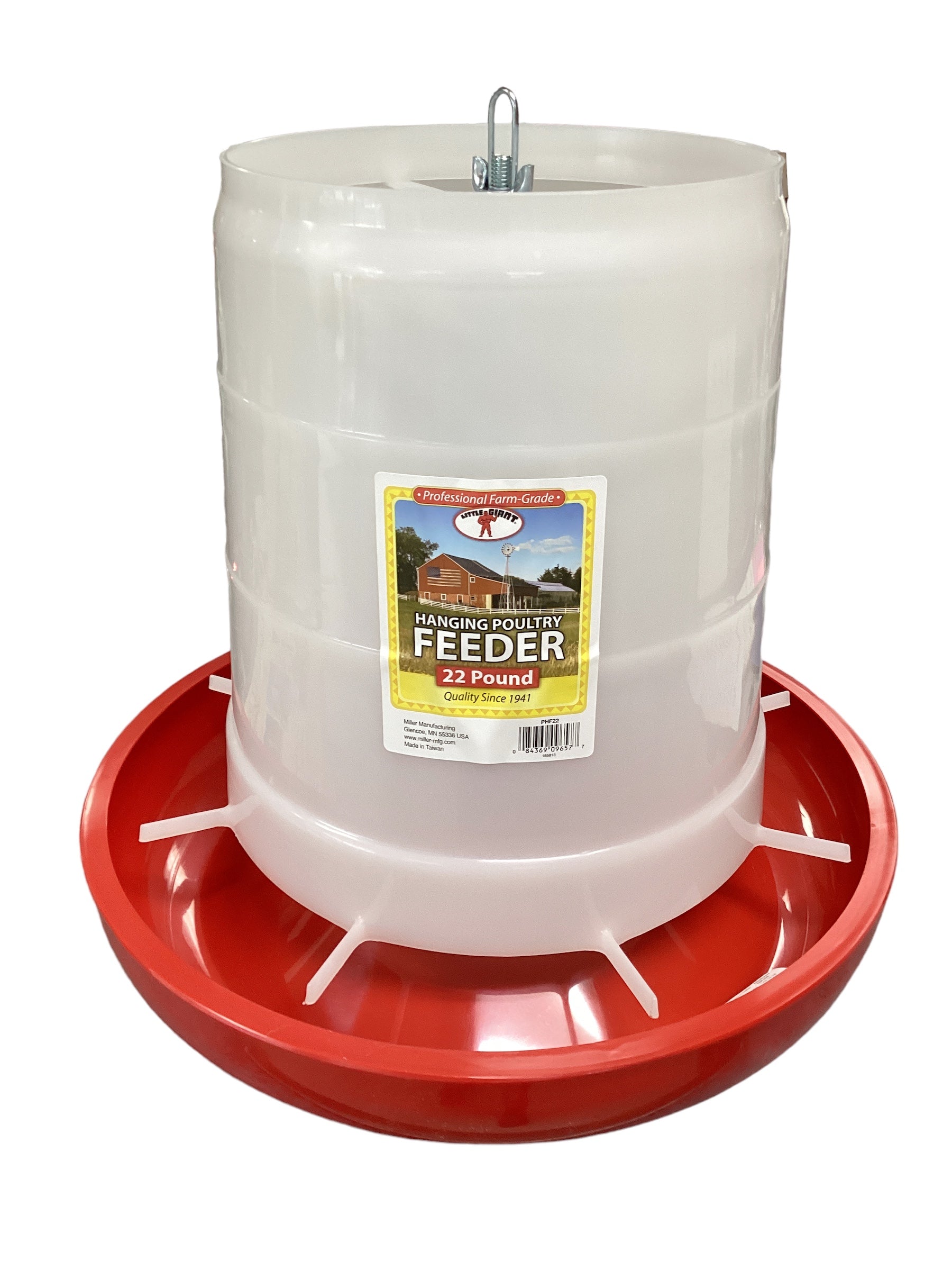 Plastic Hanging Poultry Feeder 22 lb – Franklin County Xchange