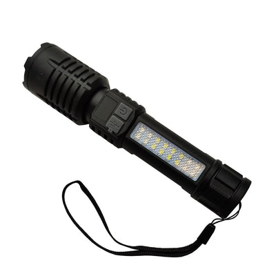 Flashlight High Power LED 5 Mode Rechargeable Tactical Grade Hybrid