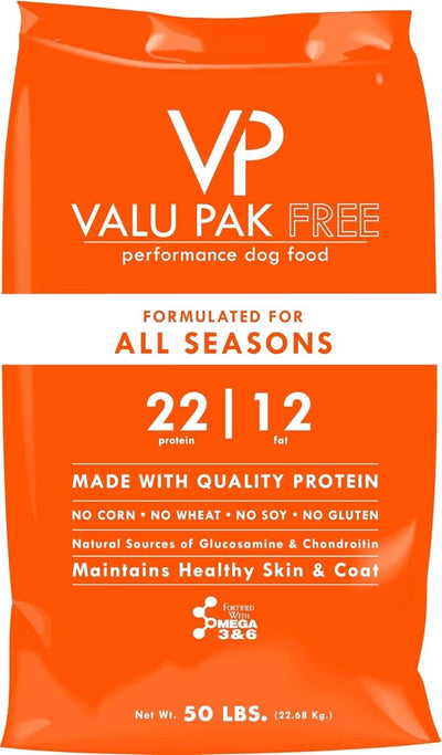 Valu-Pak 22-12 Corn Free Orange Bag 50 lb
