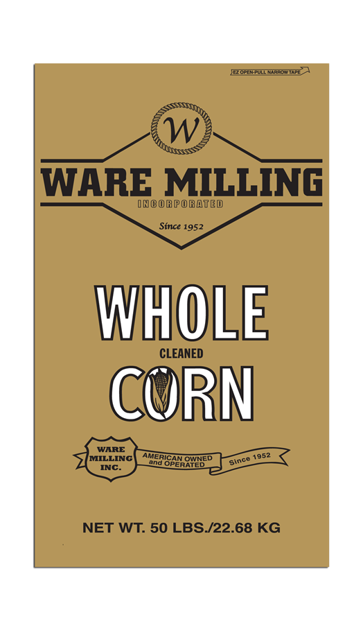 Whole Corn Cleaned Livestock Feed Ware Milling 50lb