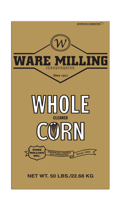 Whole Corn Cleaned Livestock Feed Ware Milling 50lb